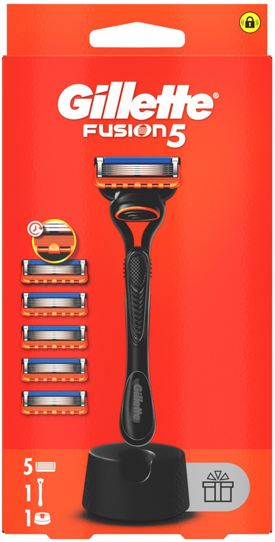 Brisk rroje Gillette Fusion5 me mbajtëse, 5 tehe rezervë