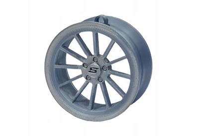 Varëse dekorative Slide Rim 01, 70mm, për pemë ose çelësa, argjendi