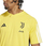 Bluzë trajnimi adidas Juventus JSY M IQ0875, poliestër, me mëngë të shkurtra, e verdhë
