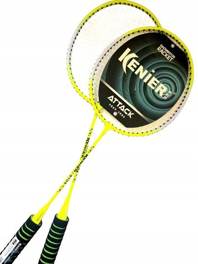 Set badminton Kenier, 2 raketa për kalamaj, 1 kokë shutele, me çantë