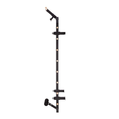 Ribë sportive muri HMS DW2708, hekur dhe dru, 223cm, e zezë