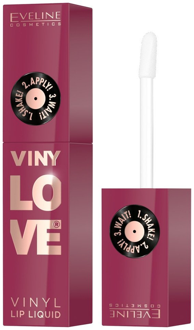 Течна кармин The Balm VinyLove, винил ефект, висока трајност, розова
