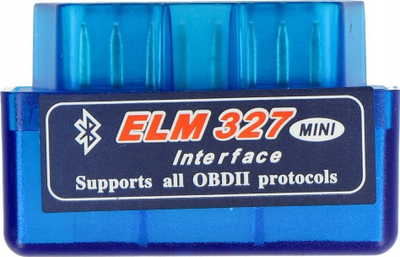 Interfejs diagnostikues OBD2 ELM327 Mini, Bluetooth, blu