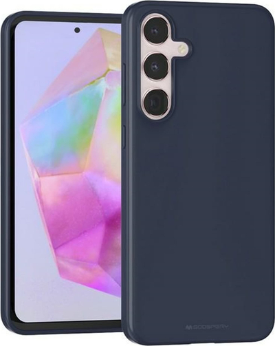 Маска за телефон Mercury Soft за Samsung A35 5G A356, TPU, midnight сино