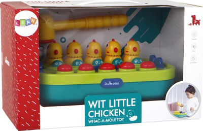 Lojë arcade Whac a Mole Chickens, me drita dhe tinguj, me çekiç, shumëngjyrëshe