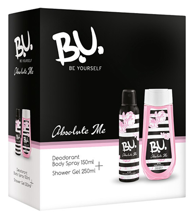 Set B.U Absolute Me, deodorant 150 ml + xhel dushi 250 ml