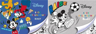 Bлок за цртање Beniamin Mickey Mouse, A4, 20 листови, бел