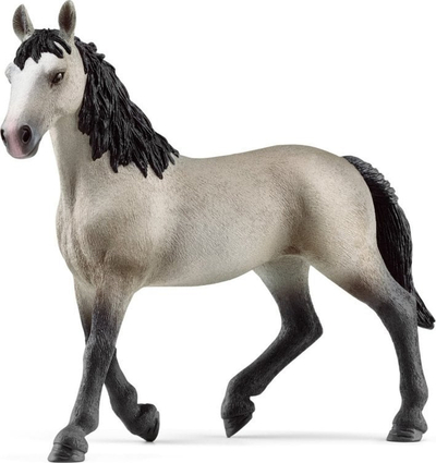Figurë lodër Schleich Cheval De Selle Francais Mare, pelë garuese, shumëngjyrëshe