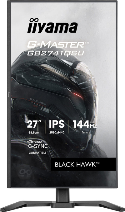 Monitor gaming Iiyama G-MASTER GB2741QSU-B1, 27\", 144Hz, i zi