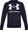Bluzë me kapuç Under Armour Rival Fleece Big Logo HD për burra, masa M, blu e errët