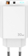 Karikues muri JELLICO EU13 GaN PD, 30W, 1xUSB C 1xUSB QC3.0, me kabllo USB C USB C, i bardhë