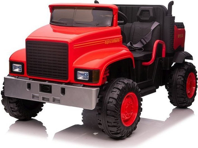 Makina elektrike fëmijësh LeanToys Truck JC222, 12V, 4x4, e kuqe