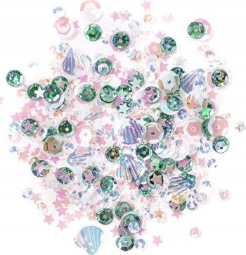 Sekuina dekorative Mermaid Iridescent, set miks, 15g, shumëngjyrësh