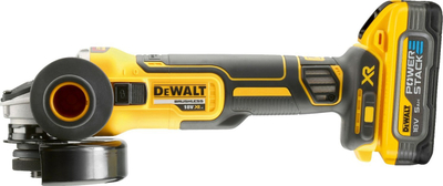 Gërshërë rrotulluese Dewalt DCG409H2T, 125mm, 18V XR 5Ah, e verdhë