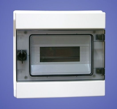 Kuti shpërndarëse Elektro-Plast RH-8/Z, 1x8 module, IP65, me bravë, e bardhë