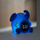 Ora alarmi Elephant Alarm Clock, dizajn elefanti, dekorative, gri