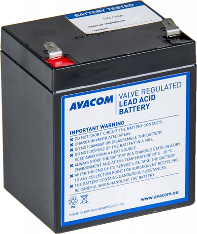 Bateri UPS AVACOM AVA-RBP01-12050-KIT, komplet zëvendsimi, 12V