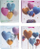Qese dhuratash Rozette Heart Mix, 18x23x8 cm, dekor, me shumë ngjyra