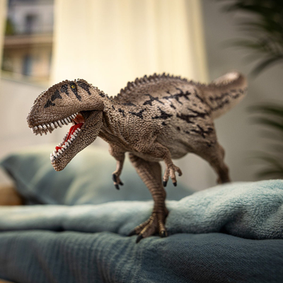 Lodër dinosauri Schleich Dinosaurs Carcharodontosaurus 15048, nofull që lëviz, shumë realist