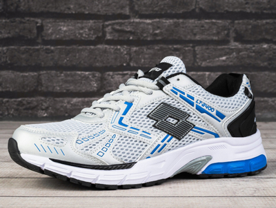 Këpucë sport Lotto Akimoto Shoes M 2400570U-8050, për burra, të bardha me argjend