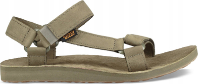 Sandale për burra Teva Original Universal Leather, lëkurë, nr. 11, ngjyrë ulliri