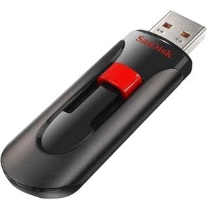 USB SanDisk Cruzer Glide, 128GB, USB 2.0, e zezë