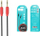 Kabllo audio Hoco UPA11, AUX 3.5mm, 1m, e zezë
