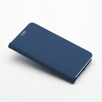 Kapak libri Vennus Carbon për Xiaomi Redmi Note 14 5G, me magnet, ngjyrë karbon