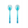 Set lugë sallate Guzzini Vanity, 27.5cm, akrilik, blu