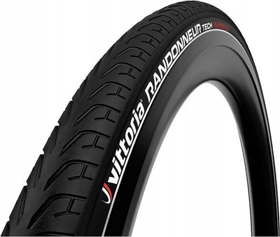 Gomë biçiklete Vittoria Randonneur Tech, 26 x 1.5", reflektuese, e zezë