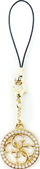 Varëse telefoni Guess Case Pendant GUCPM4DRD, 4G Rhinestone Charm, e artë