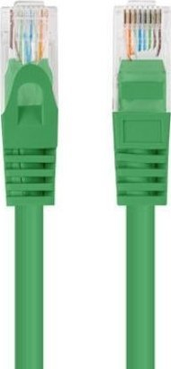 Kabllo rrjeti Lanberg Patchcord CAT.5E UTP, 1.5m, set 10 copë, e gjelbër
