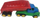 Lodër kamion me rimorkio Hemar Truck With Trailer MIX, 70 cm, shumëngjyrëshe