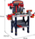 Tavolinë pune lodër Working Desk, set 55 copë, 69 x 26.5 x 75 cm, shumëngjyrëshe