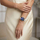Smartwatch për goca Gravity GT32-2, bën telefonata, me rrip metalik edhe lëkure, ngjyrë e artë