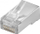 Prizë modulare RJ45 Goobay, CAT 5E, paketim 10 copë, gri