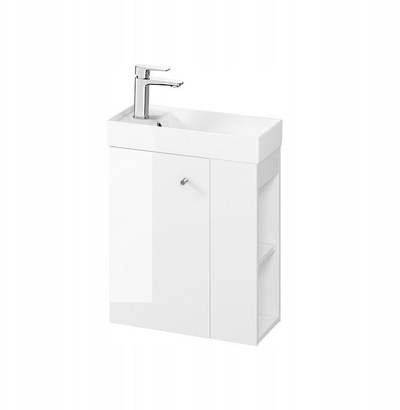 Dolap lavamani Cersanit LARGA S932-110-DSM, 49.2x55.1x21.5 cm, i bardhë me shkëlqim