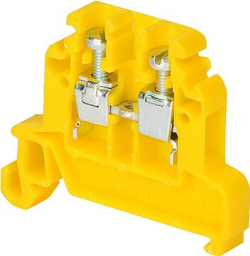 Terminal 1-polësh ZG-G4 A11-8201, 0.5-4mm², 32A 690V, i verdhë, 14 copë