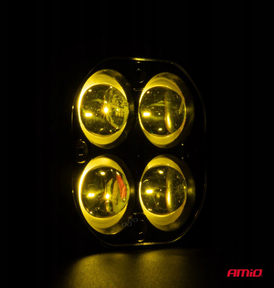 Dritë pune LED AMiO 04204, tension 10 30V, IP67, e bardhë