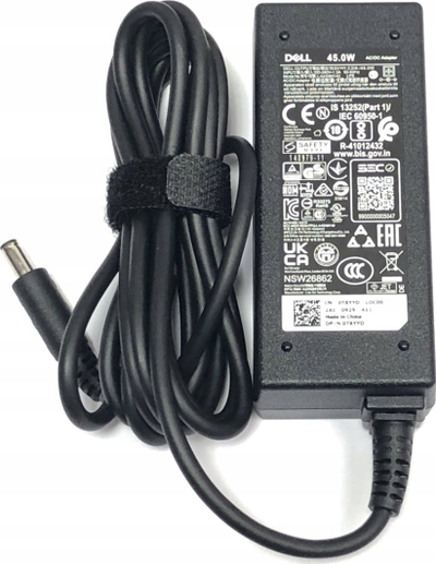 Karikues për laptop Dell 45W AC Power Adapter, 19.5V, i zi