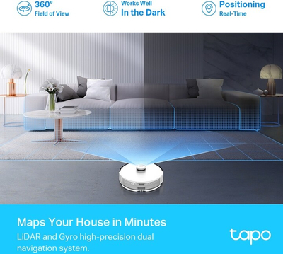 Fshesë robotike me shtupë TP-Link Tapo RV30 Plus