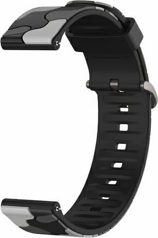 Rrip ore Beline Strap Band, 22mm, silikon, camo gri e zi