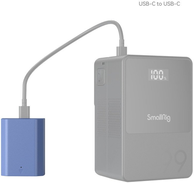 Akumulator kamerë SmallRig 4265 NP-FZ100, 2400mAh, USB-C, blu