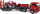 Сет играчки Bruder MAN TGA Low Loader Truck со натоварувач Manitou, модел 02774, пластика, повеќебоен