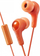 Kufje in ear JVC HA-FX7M-D-E, me mikrofon, portokalli