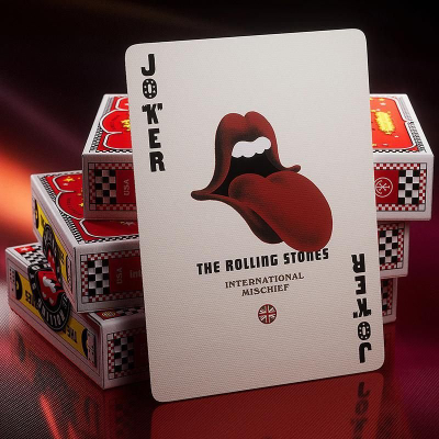 Карти за играње Теори11 The Rolling Stones Премиум, 52 карти, колекционерски дизајн, повеќебојни