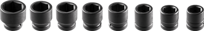 Set çelësa goditës Neo 12-115, 3/4", 26-38mm, 8 copë
