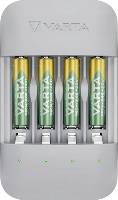 Karikues baterish Varta Eco Charger Pro, për NiMH AA AAA, i zi