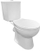 WC dyshemeje Domoletti PO221 P, guaskë tualeti, e bardhë