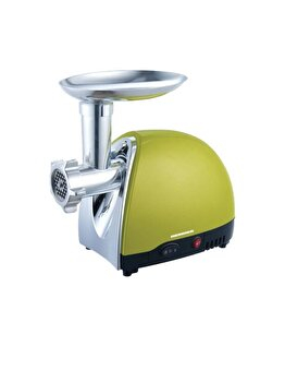 Grirëse mishi Heinner MG1500TA-GR, 1600W, aksesorë për domate dhe salçiçe, e bardhë